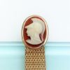 Picture of 1970'S Swank 'Classics' Series Cameo Cufflinks With Around The Cuff Mesh