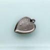 Picture of Vintage Puffy Heart Charm With Butterfly & Flower