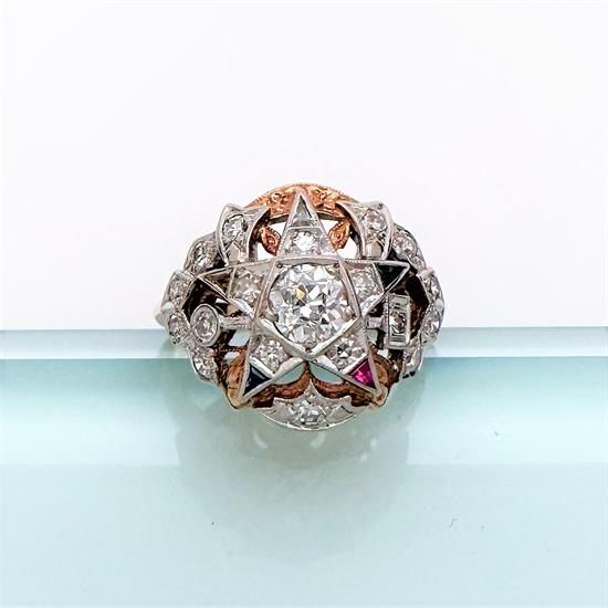 The Silver Queen | 1930'S Era Two-Tone Gold, Old European Cut Diamond ...