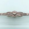 Picture of Vintage Art Deco Style 14K White Gold & Round Brillian & Single Cut Diamond Bracelet