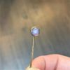 Picture of Vintage 14K Gold & Natural Pale Grey-Blue Star Sapphire Stick Pin