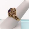 Picture of Art Deco Era 10K Gold Filigree & Amethyst Ring