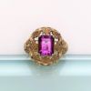 Picture of Art Deco Era 10K Gold Filigree & Amethyst Ring