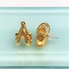 Picture of Vintage Kjl (Kenneth Jay Lane) Gold Plated Rams Head Earrings