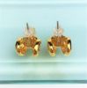 Picture of Vintage Kjl (Kenneth Jay Lane) Gold Plated Rams Head Earrings