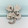 Picture of 1980'S Dorothy Bauer Lucky Four Leaf Clover Rhinestone Brooch