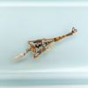 Picture of Edwardian Era 10K Gold, Seed Pearl, Diamond & Freshwater Pearl Lavalier Pendant