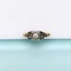 Picture of Art Deco Era 14K Yellow & 18K White Gold & Diamond Engagement Ring