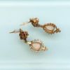 Picture of Victorian/Edwardian Era 14K Gold, Pearl & White Opal Earrings