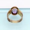 Picture of Victorian Era 13K Gold & Natural Amethyst Etruscan Revival Style Ring