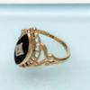 Picture of Antique 10K Yellow & White Gold, Onyx & Diamond Ring