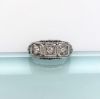 Picture of Art Deco Era 14K White Gold Filigree & Old European Cut Diamond Ring