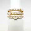 Picture of 18K Yellow Gold Diamond Multi Strand Fashion Ring