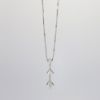 Picture of 14K White Gold Diamond Pendant Necklace