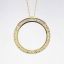 Picture of 14K Yellow Gold 1.70 CT Diamond Circle Pendant