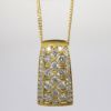 Picture of 18K Yellow Gold 1.50 CT Diamond Cluster Pendant