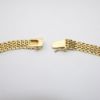 Picture of 14K Yellow Gold Chain Link Style Necklace with Diamond Cluster Accents