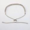 Picture of 14K White Gold 0.85 CT Diamond Bracelet with Adjustable Bolo Closure
