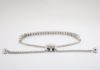Picture of 14K White Gold 0.85 CT Diamond Bracelet with Adjustable Bolo Closure