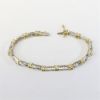 Picture of Two Tone 10K Gold Diamond Bracelet