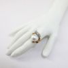 Picture of 18K Yellow Gold Cultured Pearl, Sapphire, & Diamond Fashion Ring