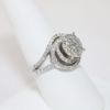 Picture of 10K White Gold Diamond Cluster Fashion Ring