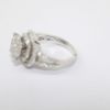 Picture of 10K White Gold Diamond Cluster Fashion Ring