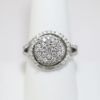 Picture of 10K White Gold Diamond Cluster Fashion Ring