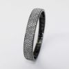 Picture of 14k Black Gold & Pavé Set Diamond Bangle Bracelet