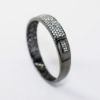 Picture of 14k Black Gold & Pavé Set Diamond Bangle Bracelet