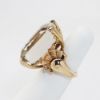 Picture of 14K Rose Gold 48.65 CT Rectangle Cushion Cut Smoky Quartz Ring