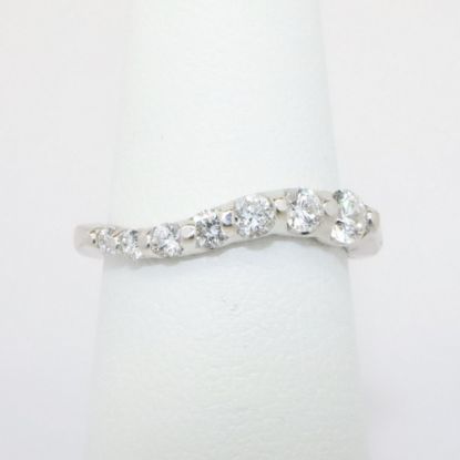 Picture of 14K White Gold Diamond Wedding Band