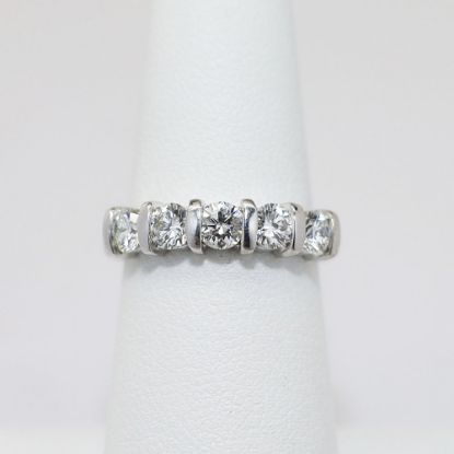 Picture of 14K White Gold Diamond Wedding Band