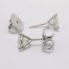 Picture of Platinum Diamond Solitaire Stud Earrings