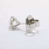 Picture of Platinum Diamond Solitaire Stud Earrings