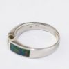 Picture of 14K White Gold Diamond & Inlaid Opal Fashion Ring