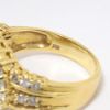 Picture of 18K Yellow Gold Diamond Cluster Fashion Ring