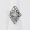Picture of Platinum Antique Diamond Fashion Ring