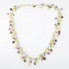 Picture of 14K Yellow Gold Multi-Gemstone Necklace