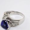 Picture of 18K White Gold Tanzanite & Diamond Fashion Ring