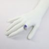 Picture of 18K White Gold Tanzanite & Diamond Fashion Ring