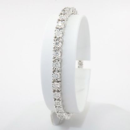 Picture of 14K White Gold Diamond Tennis Bracelet