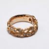 Picture of Neil Lane 14K Rose Gold Diamond Floral Wedding Band Ring