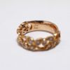 Picture of Neil Lane 14K Rose Gold Diamond Floral Wedding Band Ring