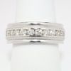 Picture of 14K White Gold Channel Set Diamond Wedding Band