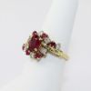 Picture of 14K Yellow Gold Ruby & Diamond Fashion Ring