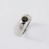 Picture of Men's 14K White Gold Black Star Sapphire & Diamond Ring
