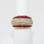 Picture of Wide 14K Yellow Gold Diamond & Ruby Fashion Ring
