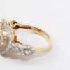 Picture of 14K Rose Gold Pink & White Diamond Cluster Heart Ring