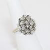 Picture of 14K White Gold Diamond Cluster Fashion Ring